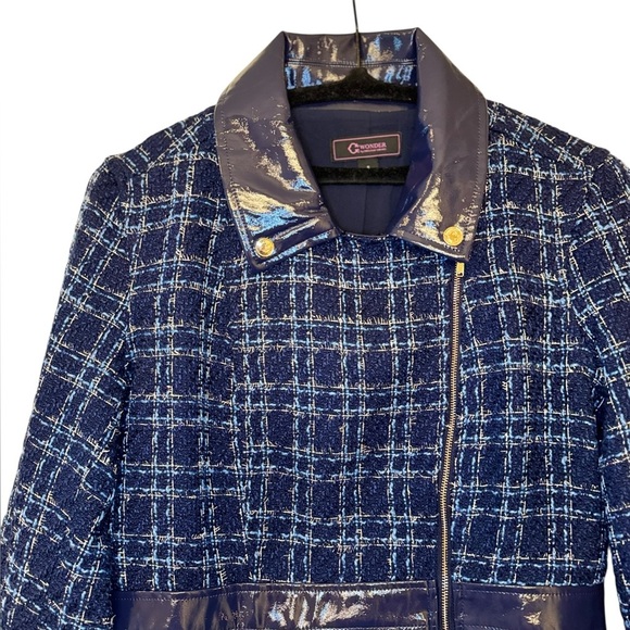 C Wonder by Christian Siriano Tweed Moto Jacket - Picture 6 of 9